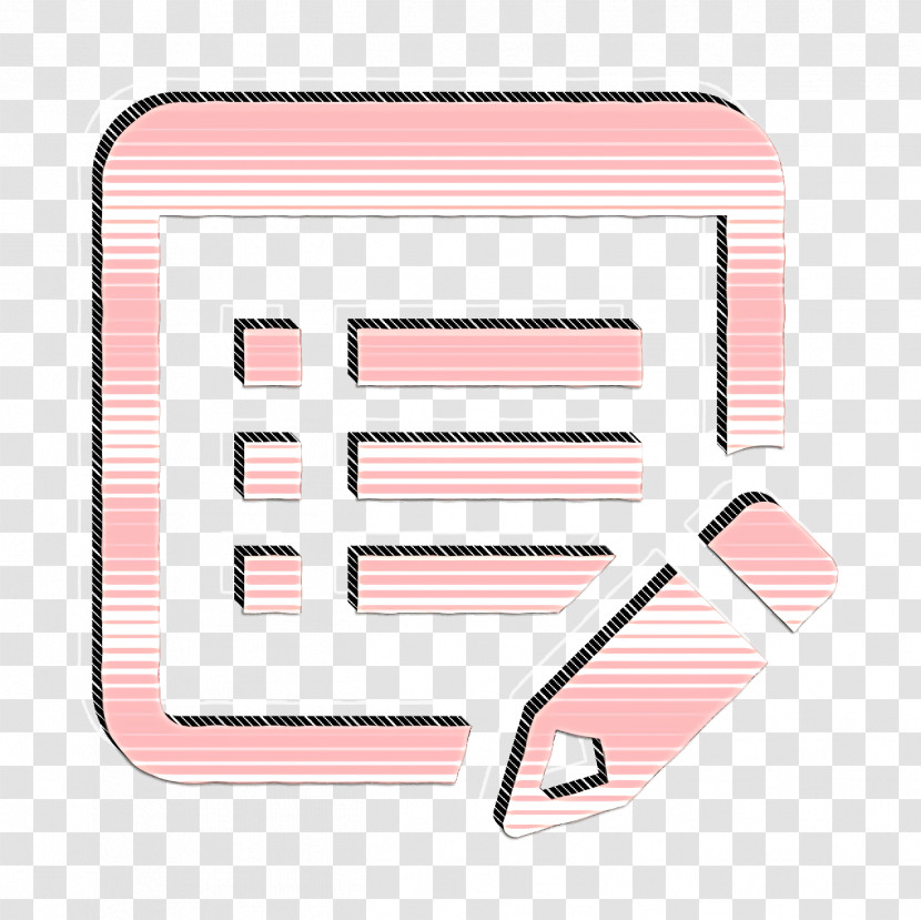 File Icon Edit List Icon Technology Icon Transparent PNG