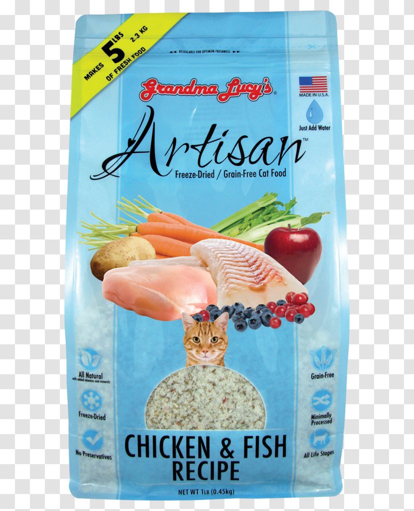 Grandma Lucy's Artisan Freeze Dried Pre-Mix 8lbs Cat Food Grain Free Pork Dog Drying - Commodity - Fish Transparent PNG