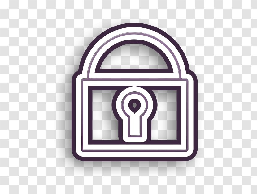 Lock Icon Padlock Protect - Shield - Hardware Accessory Logo Transparent PNG