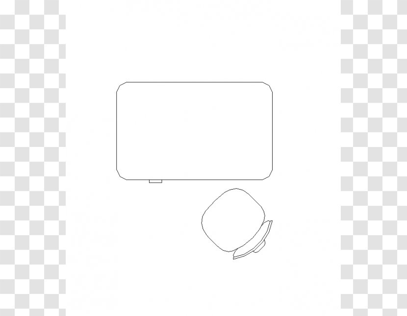 Line Angle - Rectangle - Furniture 2d Transparent PNG