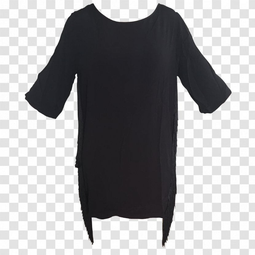 Sleeve Overcoat T-shirt Blouse - Boot - Black Dress Transparent PNG