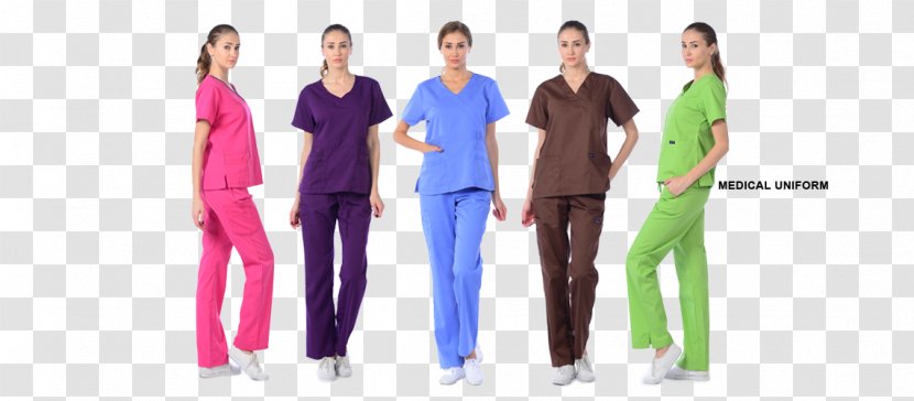 Nurse Uniform Clothing Scrubs Nursing - Women Dress Transparent PNG