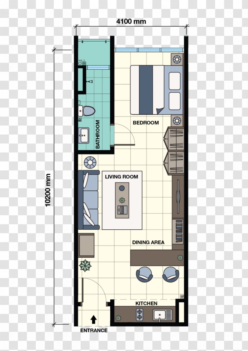 Core SoHo Suites @ KIP Sentral House Megah Villa Apartments Floor Plan Deventer - Sepang Transparent PNG