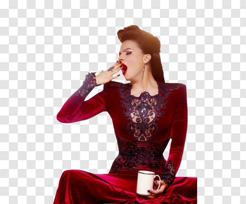 Lana Parrilla Once Upon A Time Evil Queen Regina Mills - Velvet Transparent PNG