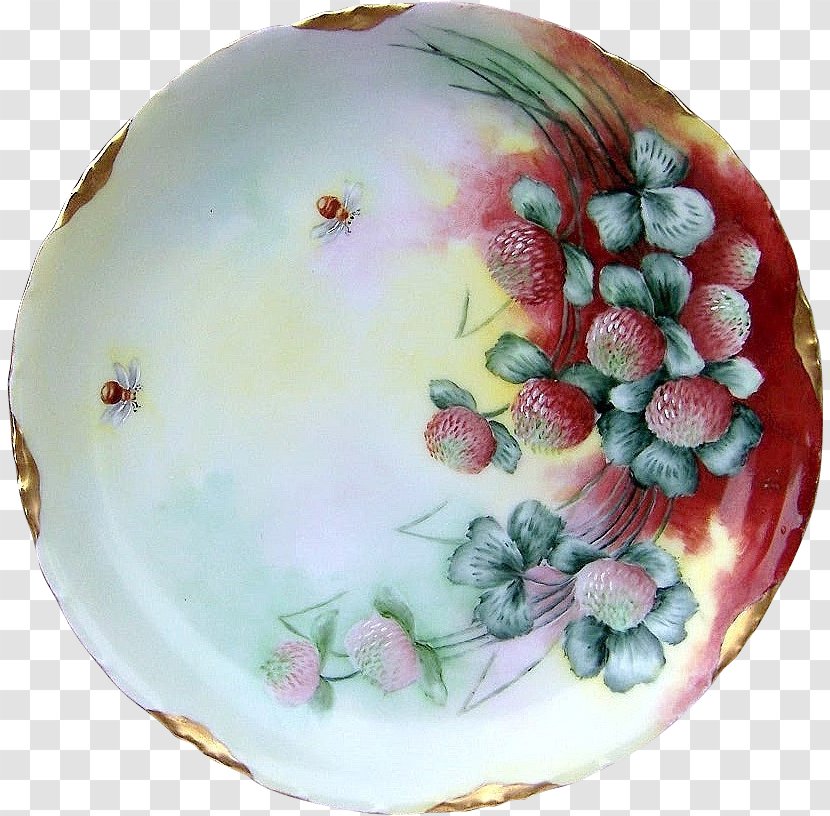 Tableware Platter Ceramic Plate Saucer - Hand Painted Bouquets Transparent PNG