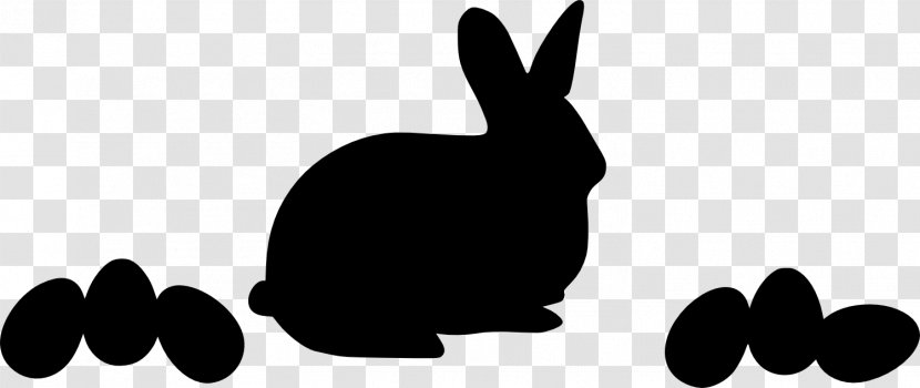Domestic Rabbit Easter Bunny Black And White Hare - Paw - Hand Transparent PNG