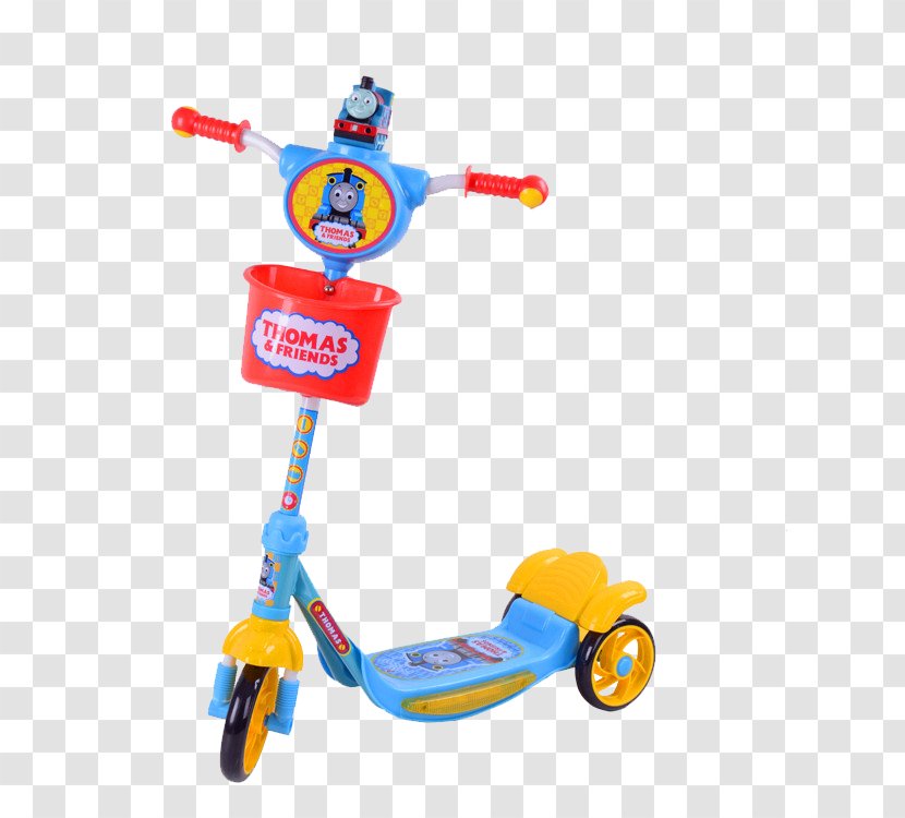 Kick Scooter Thomas Car Wheel - Allterrain Vehicle - Scooters Transparent PNG