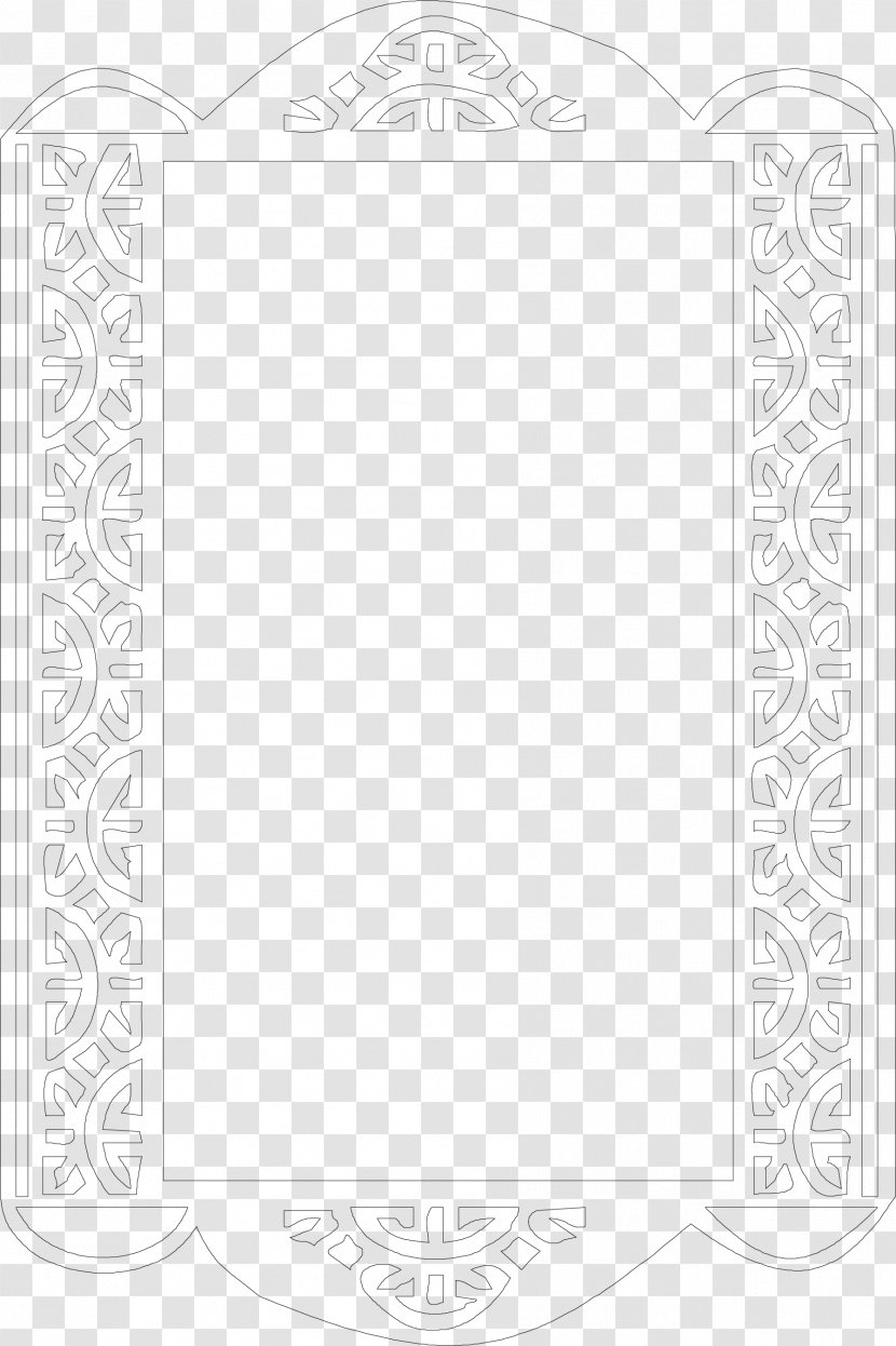 Black And White Romance Icon - Romantic Frame Transparent PNG