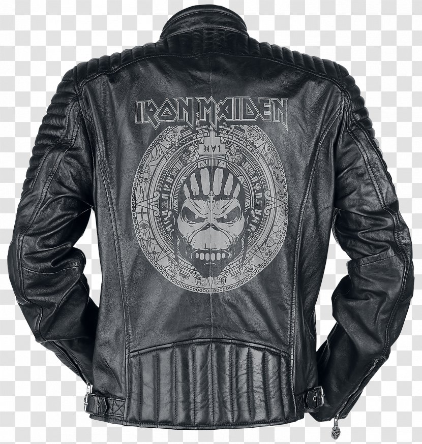 Leather Jacket The Book Of Souls Eddie Transparent PNG