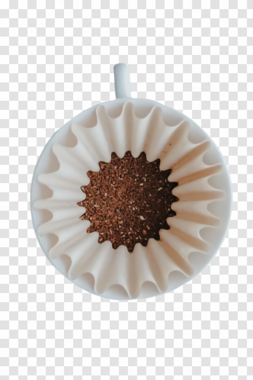 White Brown Gerbera Beige Coffee Filter - Flower Transparent PNG