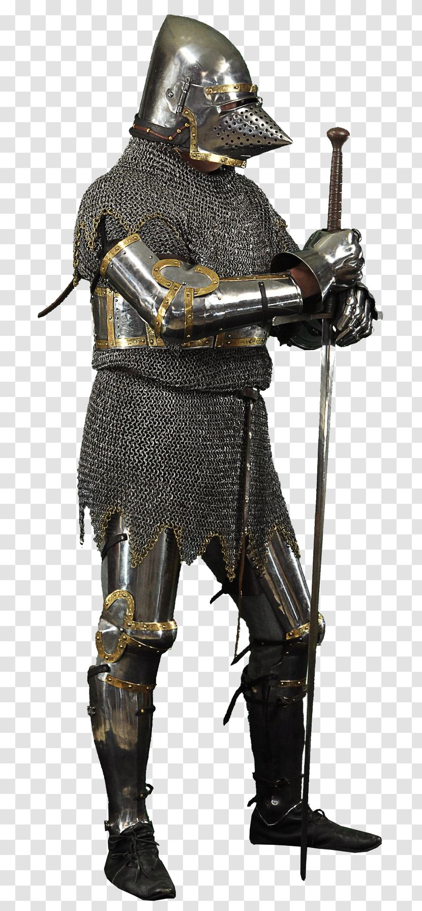 Middle Ages Knight Components Of Medieval Armour - Metal - Image Transparent PNG