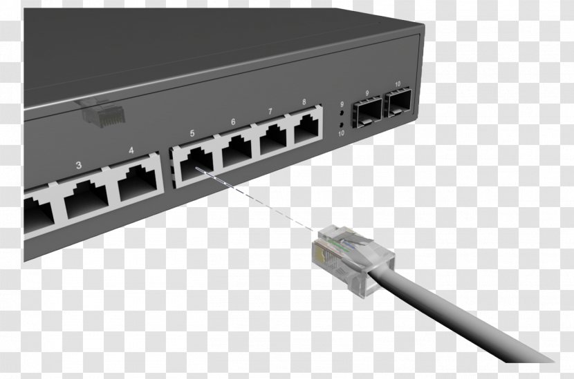 Network Switch Cable Management Power Over Ethernet Hub - Computer - Connection Transparent PNG
