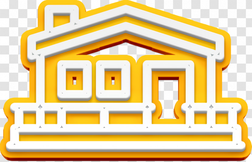 Linear Detailed Travel Elements Icon House Icon Transparent PNG