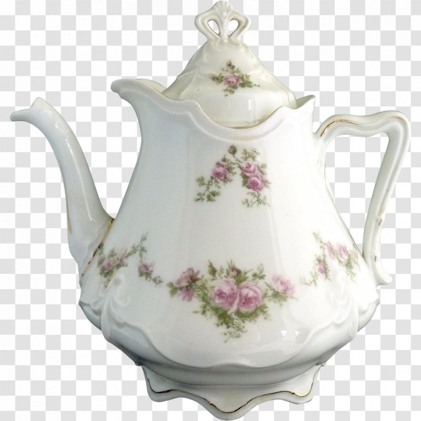 Teapot Victorian Era Jug Porcelain - Saucer - Tea Transparent PNG