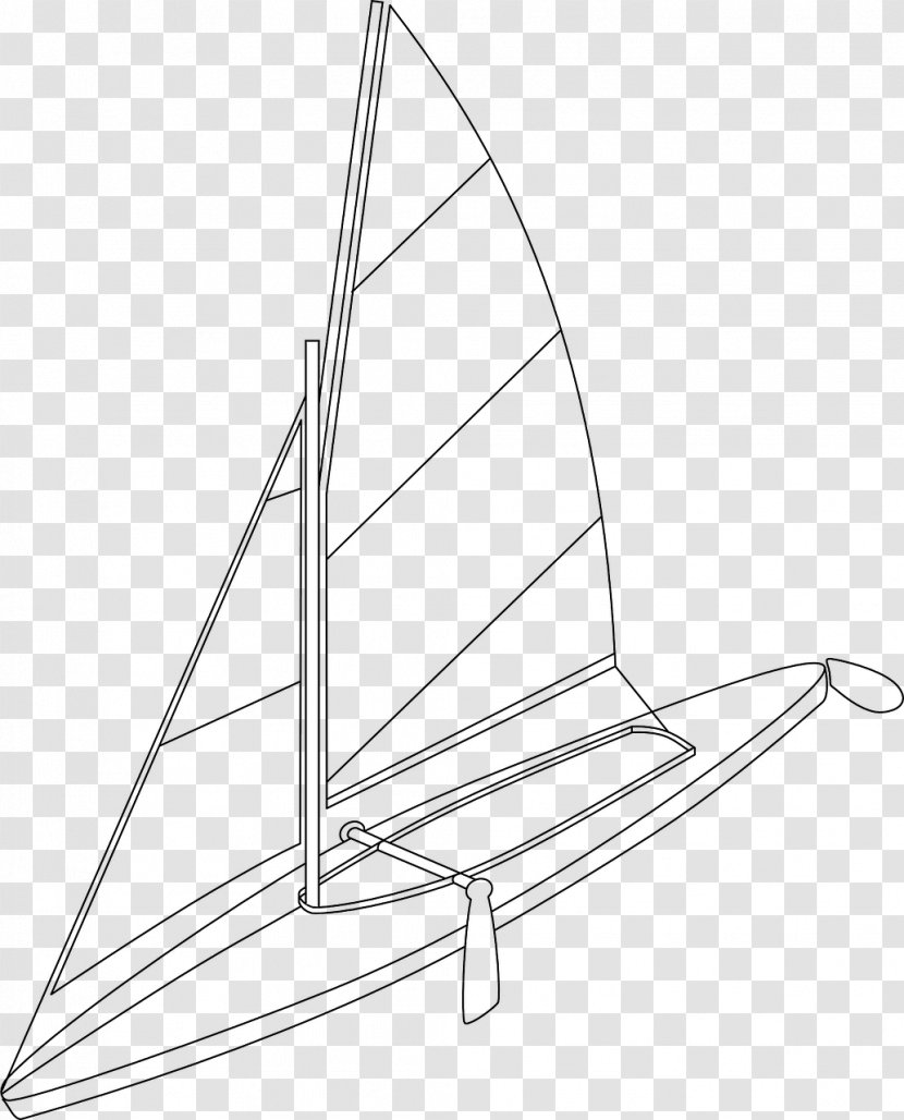 Drawing Boat Clip Art - Sailboat Transparent PNG