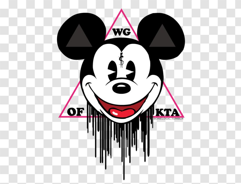 Mickey Mouse Minnie Drawing - Silhouette Transparent PNG