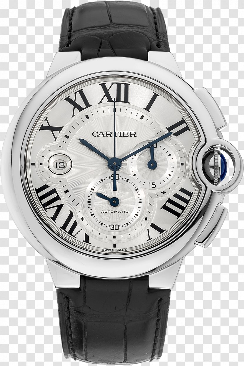 Chronograph Cartier Ballon Bleu Watch Gold - Rolex Transparent PNG