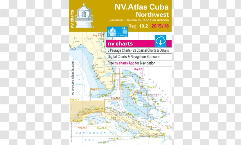 Cienfuegos Trinidad Maisí Varadero Cape San Antonio, Cuba - Nautical Map Transparent PNG