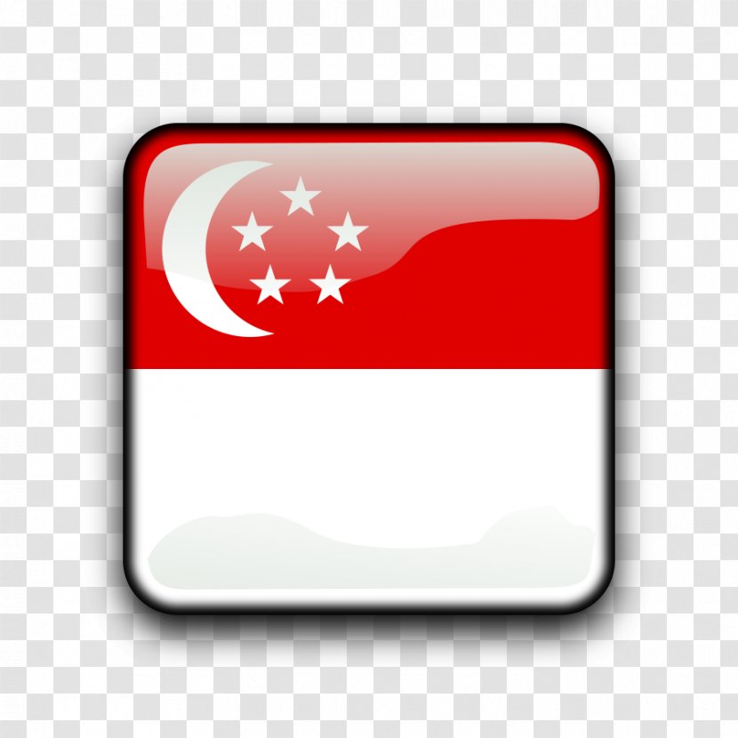 Flag Of Singapore Lion Head Symbol Clip Art - SINGAPORE Transparent PNG