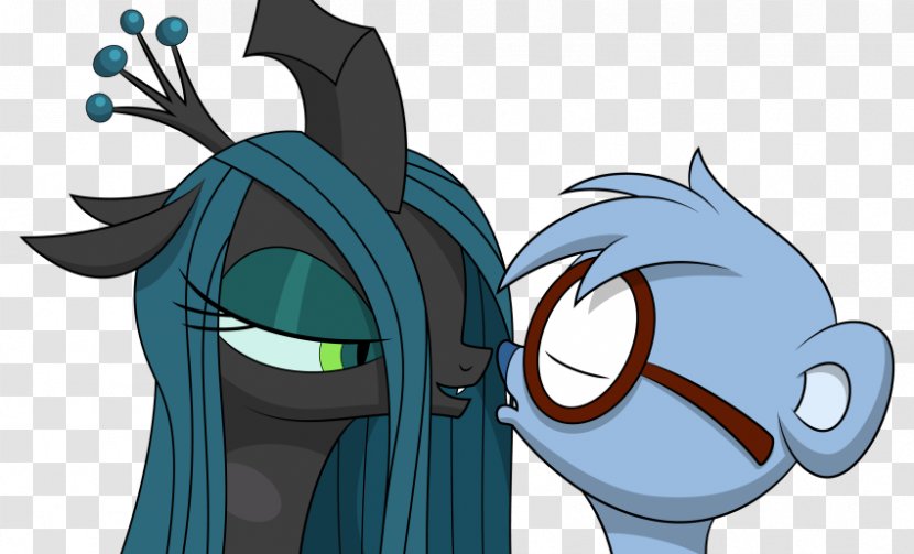 Pony Kiss Changeling Animated Film - Heart Transparent PNG