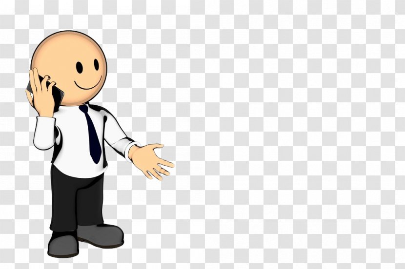 Telephone Clip Art - Facial Expression - A Bald Head On The Phone Transparent PNG
