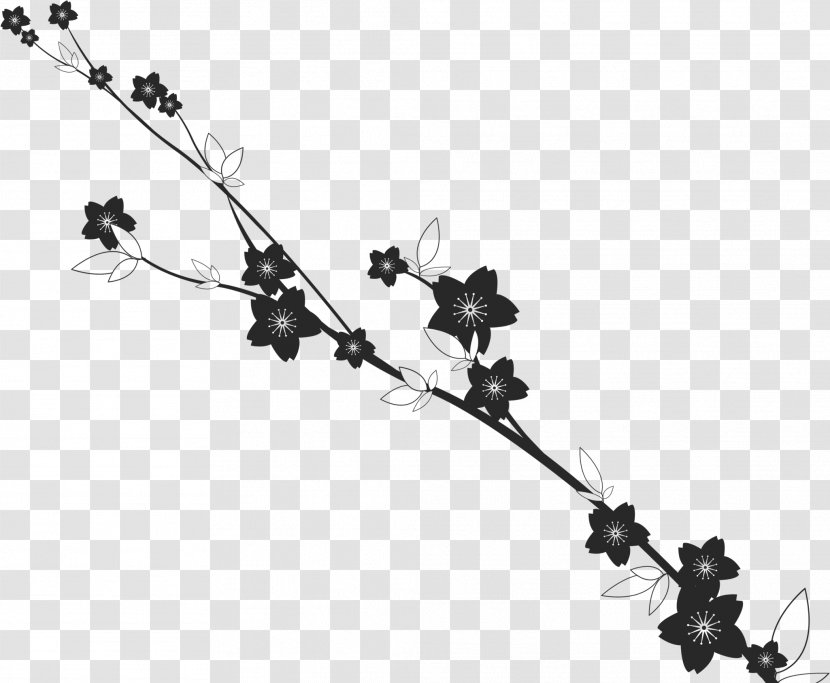 Flower Line Art - Desktop Environment - Blossom Plant Stem Transparent PNG