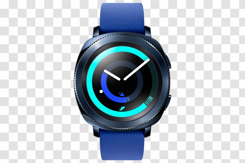 Samsung Gear Sport S3 Amazon.com Smartwatch - Watch - Blue Transparent PNG