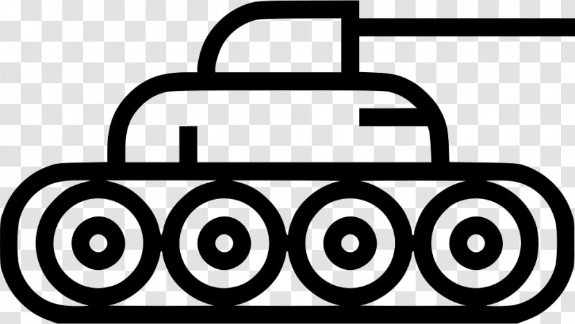 Military Vehicle Clip Art - Black And White Transparent PNG
