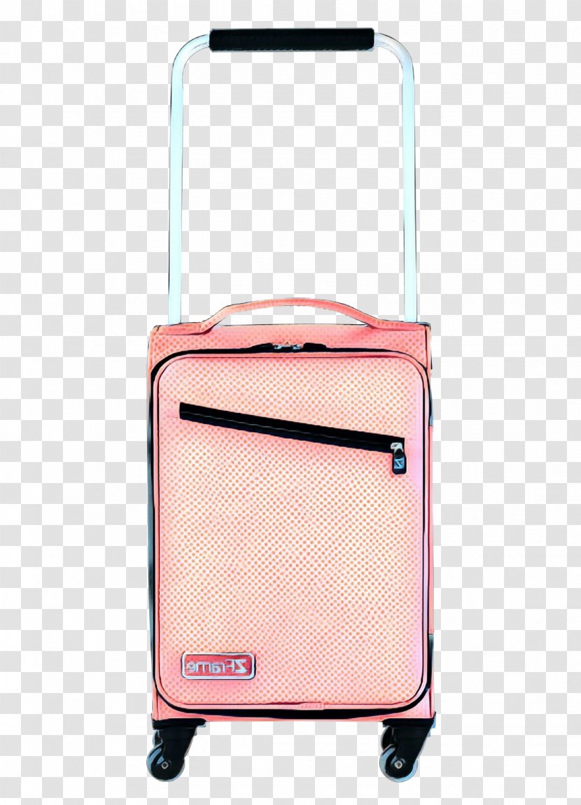 Pink Suitcase Hand Luggage Material Property Bag - Beige And Bags Transparent PNG