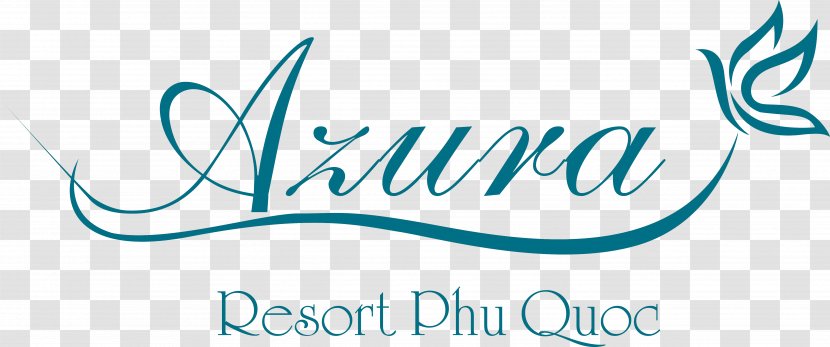 Azura Resort Phu Quoc Logo Brand Font - Aqua Transparent PNG