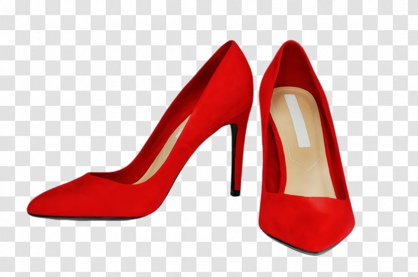 Footwear High Heels Red Court Shoe Basic Pump - Bridal - Suede Transparent PNG