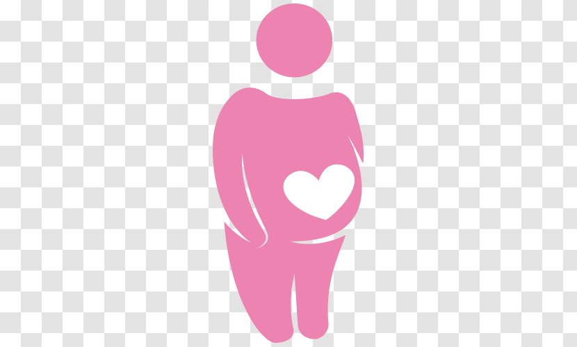 Logo Pregnancy Woman - Heart - Pregnant Transparent PNG