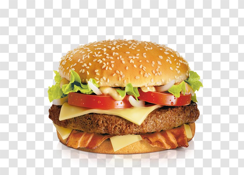 Big N' Tasty Hamburger Bacon Fast Food Cheeseburger - Salmon Burger Transparent PNG