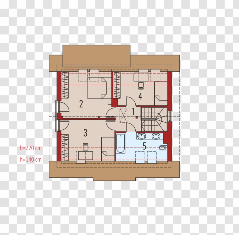 House Floor Plan Attic Statinio Projektas Storey - Drawing Room Transparent PNG
