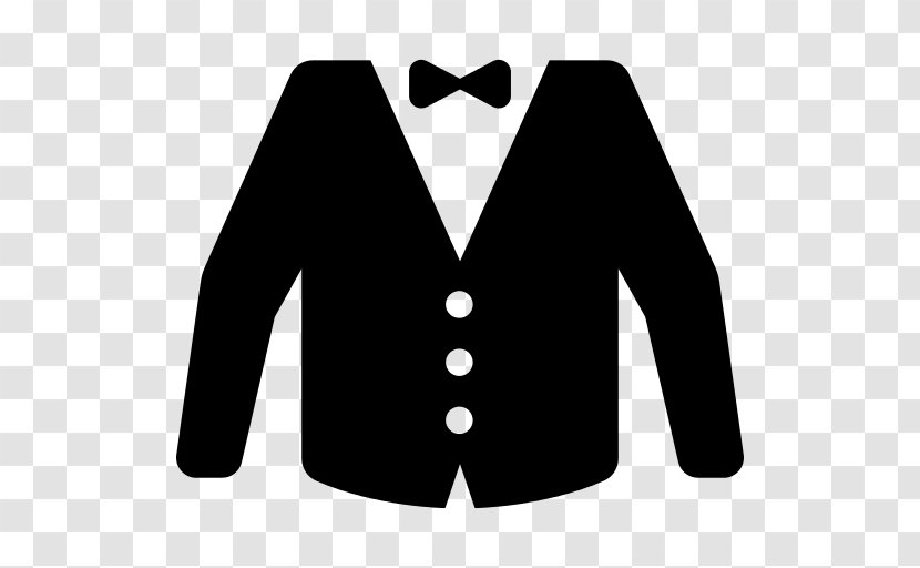 Bow Tie Suit Black - Collar - Blazer Transparent PNG