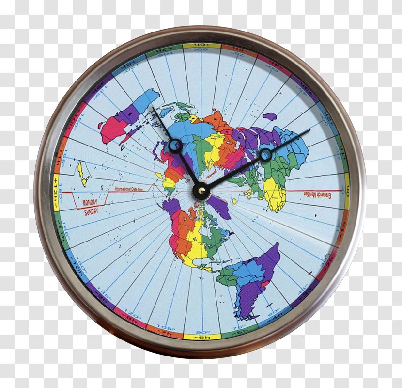 Flat Earth Society Time Zone - 24hour Clock - Hour Transparent PNG