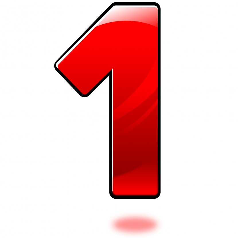 Number Symbol Clip Art - Trademark - 1 Transparent PNG