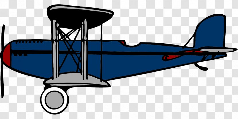 Clip Art Openclipart Airplane Biplane Vector Graphics - Aircraft Transparent PNG