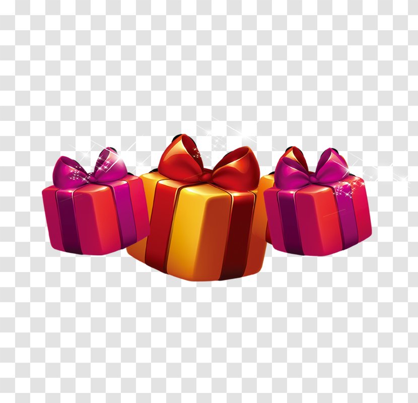 Gift Gratis Box - Magenta Transparent PNG