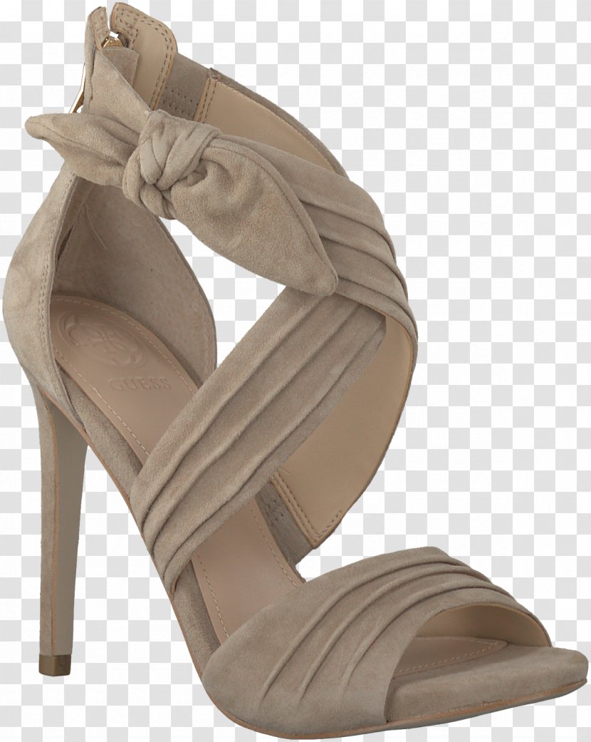 Footwear High-heeled Shoe Sandal Beige Transparent PNG