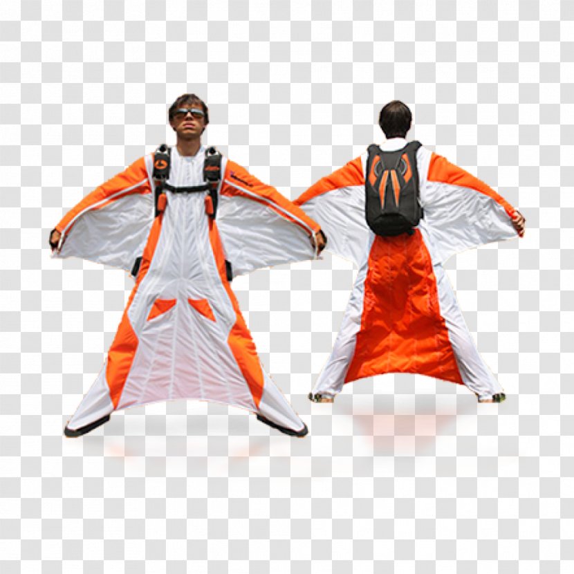 Flight Wingsuit Flying BASE Jumping Parachuting - Parachute Transparent PNG