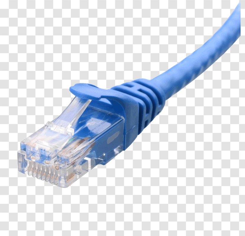 Category 6 Cable Network Cables Patch Ethernet 5 - Twisted Pair Transparent PNG