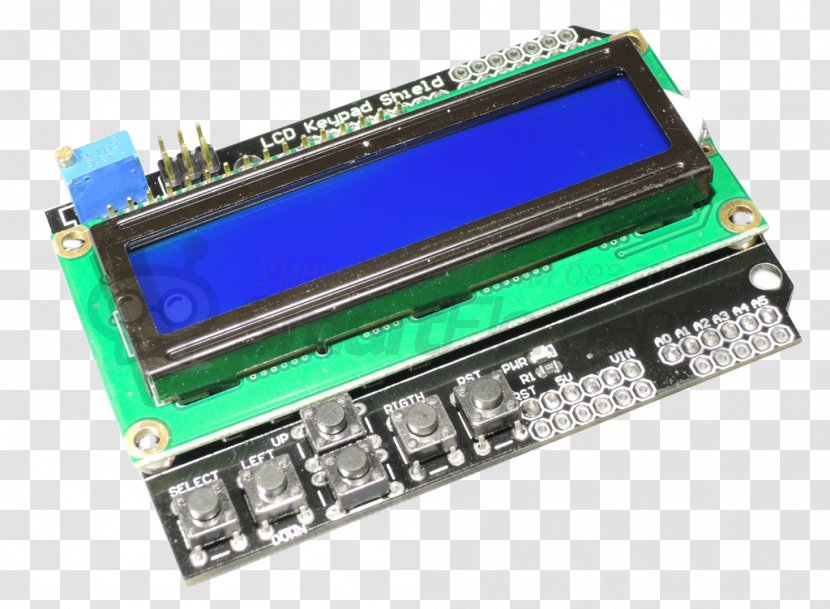 Microcontroller Transistor RAM Flash Memory Electronics - Lcd 1602 Transparent PNG