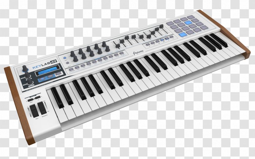 ARP 2600 Arturia KeyLab 49 MIDI Keyboard Sound Synthesizers - Controller - Key Transparent PNG