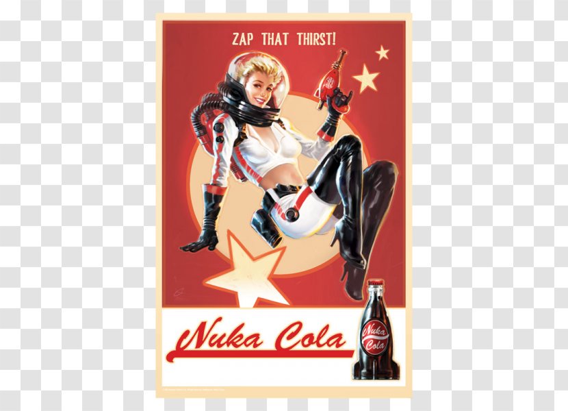 Fallout 4: Nuka-World Poster Cola Printing - 4 Nukaworld - Dishonored Figure Transparent PNG