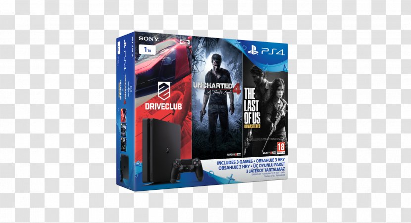 The Last Of Us Sony PlayStation 4 Slim Gamer Pack - Technology Transparent PNG