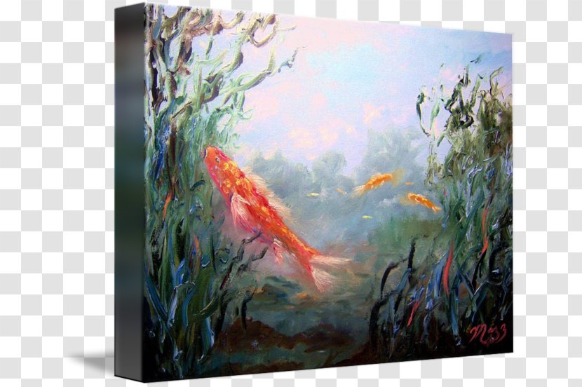 Koi Watercolor Painting Goldfish - Artwork Transparent PNG
