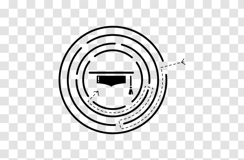 Circle White Computer Programming Angle - Labyrinth Transparent PNG