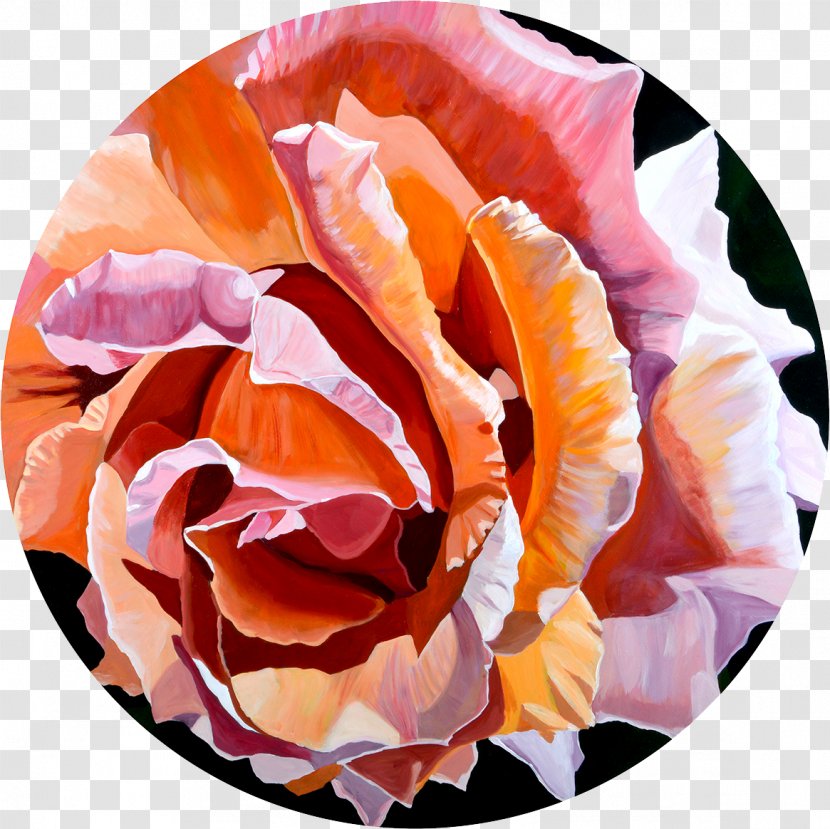 Graphic Arts Work Of Art Painting - Contemporary - Peach Petals Transparent PNG