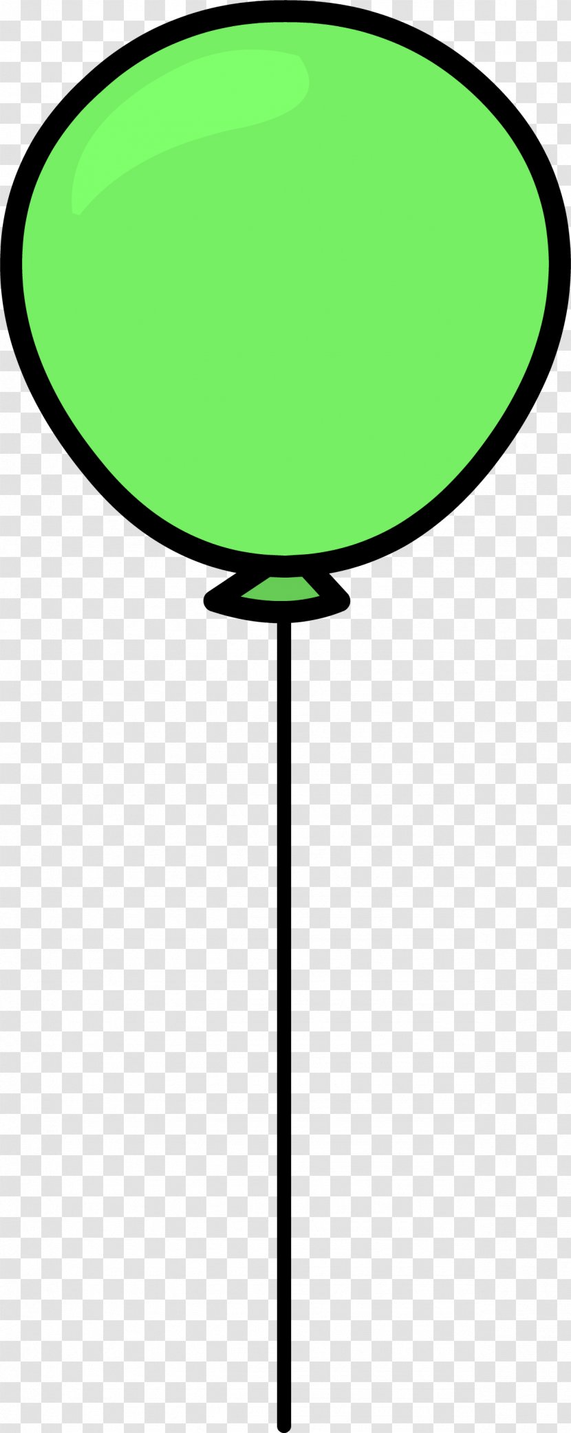 Balloon Background - Green - Library Transparent PNG
